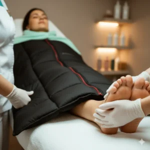 Saco Sauna Infrarrojos + Envoltura + Reflexología Podal